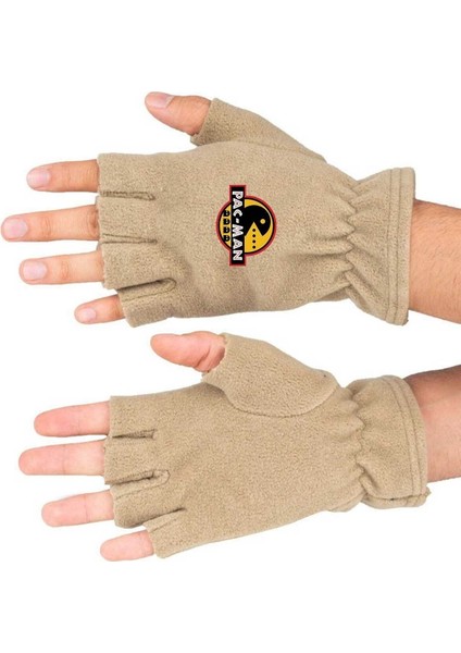 Pac-Man Baskılı Kışlık Kesik Polar Eldiven BLL3588