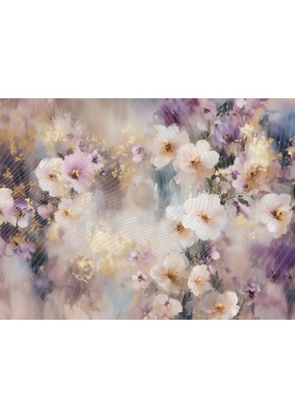 Romantik Çiçekler Arka Plan 200X150CM, Stüdyo Fonu