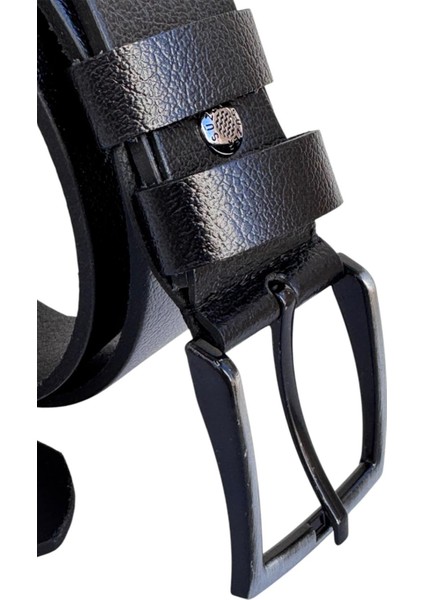 Siyah Büyük Beden Hakiki Deri 4 Cm. Tokalı Düz Model Erkek Kemer - 400-BATTAL indirimleri