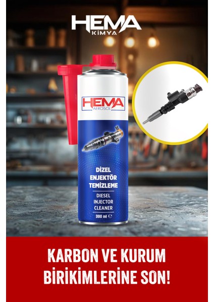Dizel Enjektör Temizleyici - 300 Ml, Motor Performansını Artıran Etkili Enjektör Bakımı