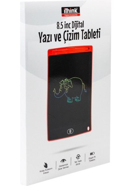 8.5 Inc Dijital Yazı ve Çizim Tableti Kırmızı modelleri