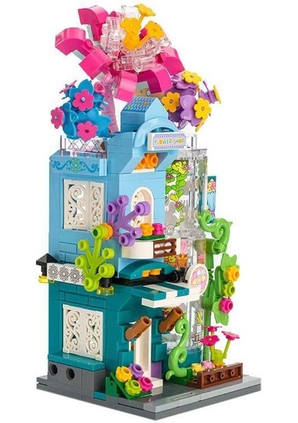 yeni KP28016 Keeppley Grenness Flower Store Blok Seti Yenisezon modelleri
