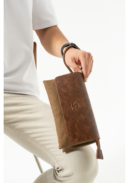 West Polo 5008 Kanvas El Çantası El Portföyü Clutch Çanta fiyatları