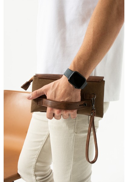 West Polo 5008 Kanvas El Çantası El Portföyü Clutch Çanta modelleri