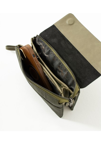 5008 Kanvas El Çantası El Portföyü Clutch Çanta