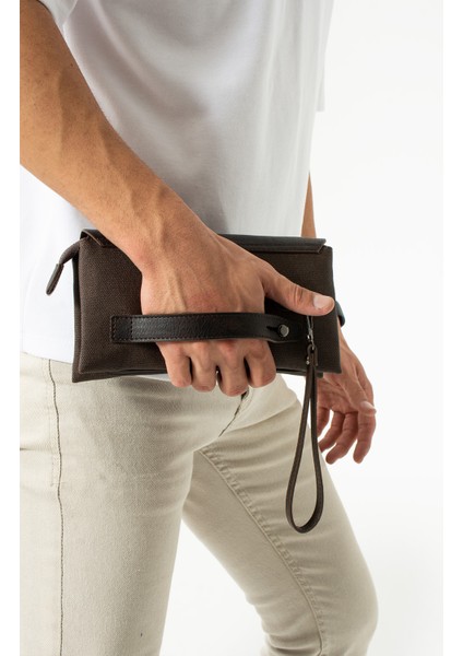 West Polo 5008 Kanvas El Çantası El Portföyü Clutch Çanta fiyatları