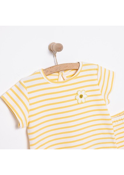 Sun Flower Kız Tshirt-Şort Kız Bebek modelleri