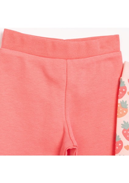 Basic Kız Çilek Desenli 2li Patiksiz Alt Kız Bebek modelleri