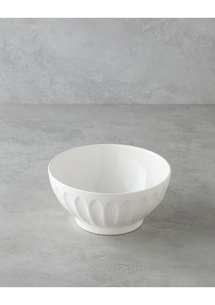 Hecha Seramik Karıştırma Kabı 23 x 12 cm Krem