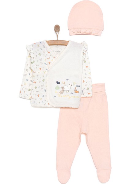 Happy Garden Kız Zıbın Şapka Patikli Alt Kız Bebek