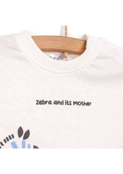 Yenidoğan Walking Zebra Tshirt-Şort Erkek Bebek