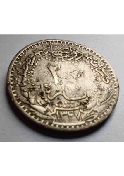 Osmanlı Imp. 1327/6 20 Para (Hafif Yamuk)