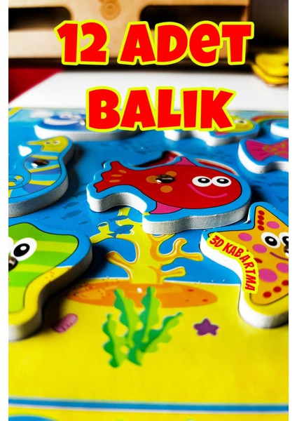 Mıknatıslı Balık Tutma Oyunu Eğitici Oyuncak