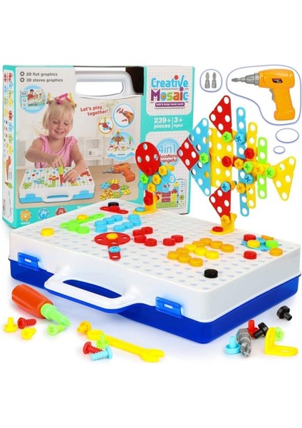 Sfeyx Matkaplı 3D Yaratıcı Tamir Seti Puzzle Eğitici News Sfey 997516