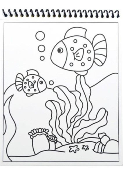 Boya ve Sil Aktivite Boyama Kitabı - Deniz Canlıları indirimleri