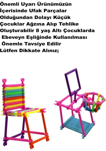 Oyuncak Geometrik Çubuklar 120 Parça Bloklar Yapboz Puzzle Zeka Renk Algı Gelişim Eğitici Oyuncak fiyatları