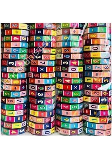 Karne Hediyesi 10 Adet Matematik Işlem Küpü Eğitici Zeka Küpü Hediye Paketleri ile Birlikte