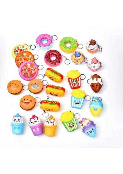 6 Adet Squishy Seti Farklı Modellerde Ufak Boy Sukuşi Oyunu 6 Lı Set 5-8 cm Arası fiyatları
