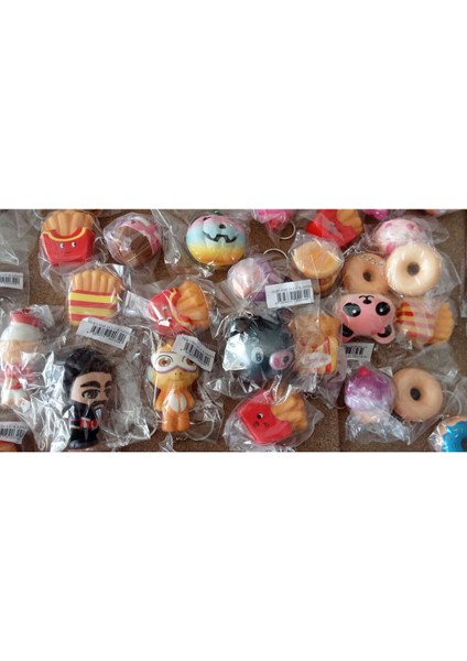 6 Adet Squishy Seti Farklı Modellerde Ufak Boy Sukuşi Oyunu 6 Lı Set 5-8 cm Arası fırsatları