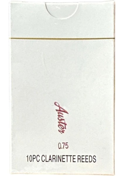 0.75 Klarnet Kamışı (10'lu Paket)