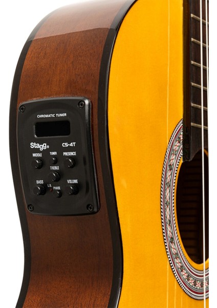 SCL60TCE Elektro Klasik Gitar - Natural