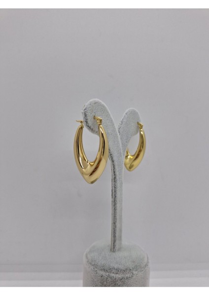 Çelik Halka Küpe 3,5 cm