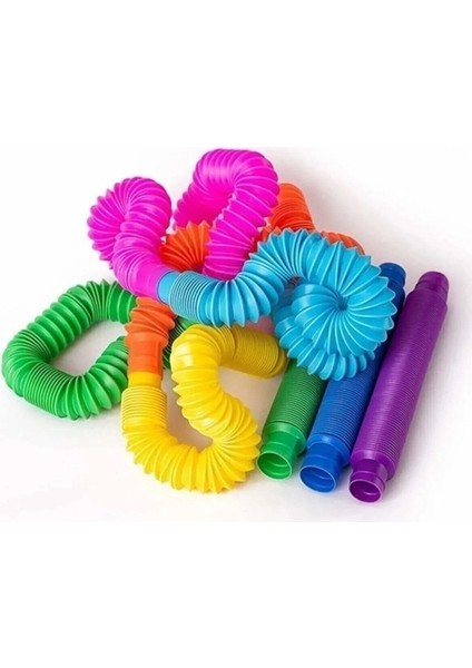 Bir Adet Pop Tubes Bükülebilir Eğlenceli Uzayan Boru Oyuncak Hortum fiyatları