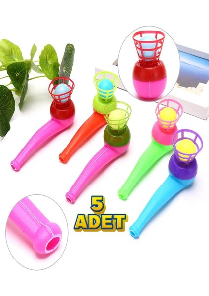 5 Adet Saksafon Top Üfleme Nefes Kontrolü Oyunu Karne Hediyesi Eğitici Oyuncak fiyatları