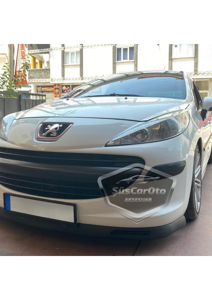 Peugeot 207 2006-2014 Uyumlu Üniversal V2 Laguna Lip Esnek Ön Lip 2 Parça Tampon Altı Dil Karlık Ön Ek modelleri