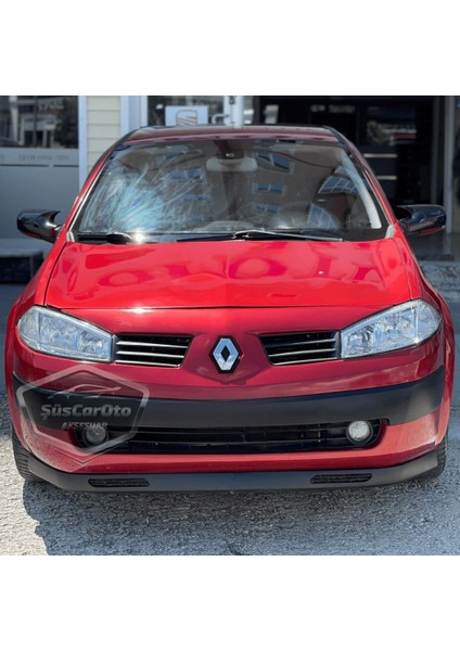 Renault Megane 2 2003-2008 Uyumlu Üniversal V2 Laguna Lip Esnek Ön Lip 2 Parça Tampon Altı Dil Karlık Ön Ek