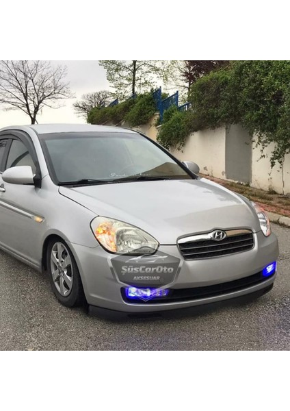 Hyundai Accent Era 2006-2012 Uyumlu Üniversal V2 Laguna Lip Esnek Ön Lip 2 Parça Tampon Altı Dil Karlık Ön Ek fırsatları