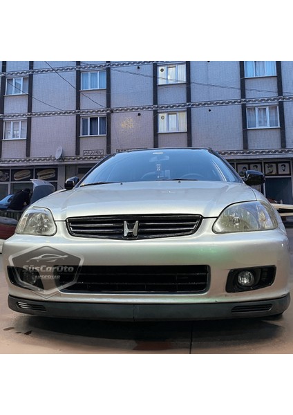 Honda Civic Ies Ek Ej 1996-2000 Uyumlu Üniversal V2 Laguna Lip Esnek Ön Lip 2 Parça Tampon Altı Dil Karlık Ön Ek modelleri