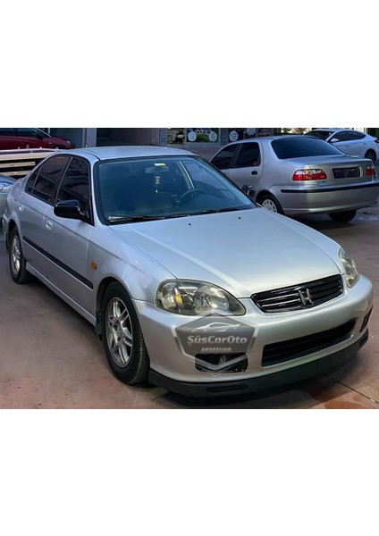 Honda Civic Ies Ek Ej 1996-2000 Uyumlu Üniversal V2 Laguna Lip Esnek Ön Lip 2 Parça Tampon Altı Dil Karlık Ön Ek fırsatları