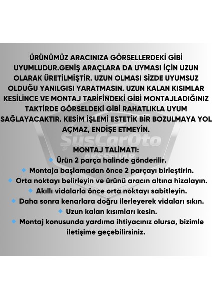 Ford Focus 1 Hb&sedan 1998-2004 Uyumlu Üniversal V2 Laguna Lip Esnek Ön Lip 2 Parça Tampon Altı Dil Karlık Ön Ek