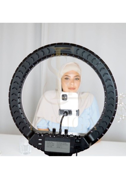 8 Inç Ring Light Megalux Youtuber Makyaj Güzellik 5500k 48w Kuaför Kit Çantalı Ve Kumandalı fiyatları