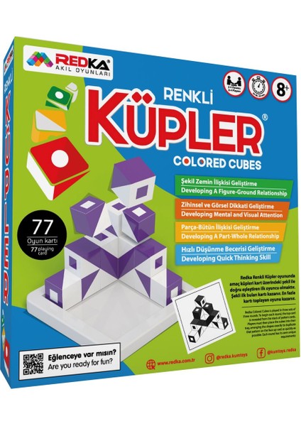 Redka Renkli Küpler Q Bitz Akıl Oyunu