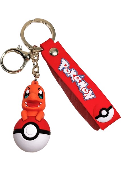 Pokemon Anahtarlık Pikachu Anime Aksiyon Figürü Oyuncak Kawaii Karikatür Moda Charmander Psyduck Bebek Anahtarlık Araba Çantası Kolye Çocuk Hediye Renk:2 (Yurt Dışından)