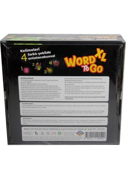 Word To Go Xl Eğlenceli Grup Oyunu (Tabu) modelleri