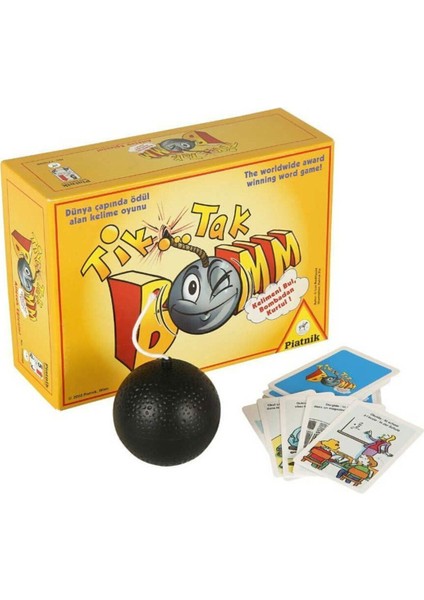 Piatnik Tik Tak Bomm Kelimeni Bul Bombadan Kurtul (2 Adet Aaa 1.5 V Pil Kullanınız)