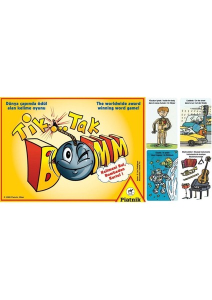 Piatnik Tik Tak Bomm Kelimeni Bul Bombadan Kurtul (2 Adet Aaa 1.5 V Pil Kullanınız) fiyatları