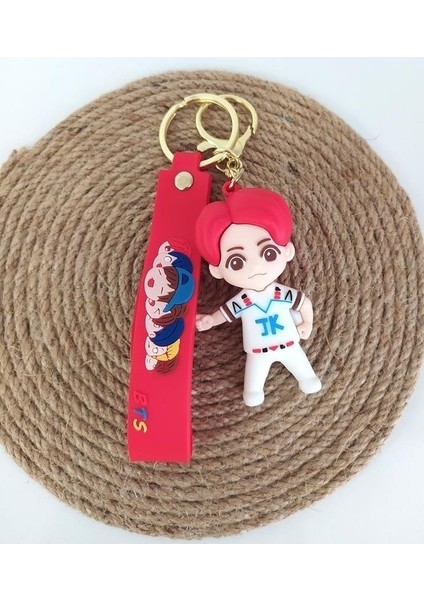 Jungkook Figür Silikon Anahtarlık Çanta Süsü Oyuncak (Yurt Dışından)