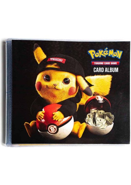 Koleksiyoner Pokemon Kart Albümü - Kartlık - Pikachu - Charmender (240 Kartlık)