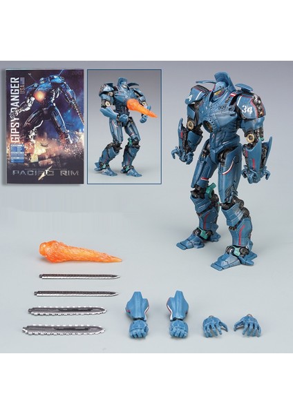 Pacific Rim 2 Revenge Wanderer Mecha Elde Edilebilir Model Süsleri (Yurt Dışından)