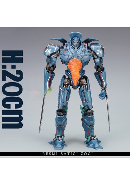 Pacific Rim 2 Revenge Wanderer Mecha Elde Edilebilir Model Süsleri (Yurt Dışından)