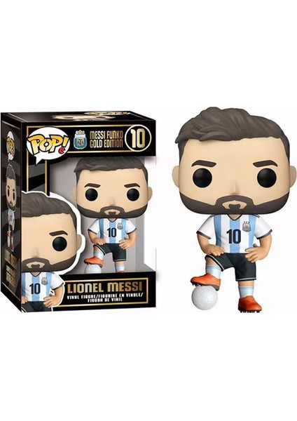 Messi Futbol Arjantin Pop No.10 Forma Messi Q Versiyonu Iyi Adam Bebek Modeli (Yurt Dışından)