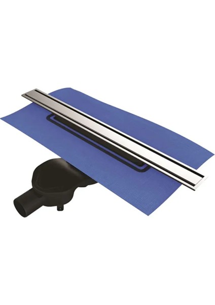 59980476000 Eco-Flow V-Flow DK100 40 cm Mat Krom Yandan Duş Kanalı