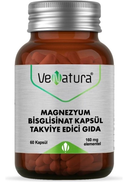 Magnezyum Bisglisinat Kapsül 160 Mg 60 Kapsül