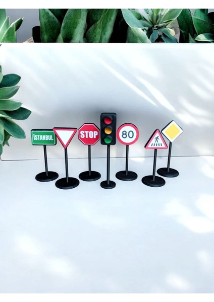 Mini Trafik Işaretleri Seti