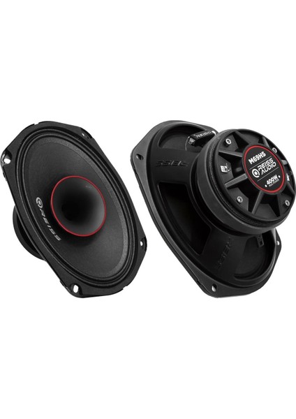 Oval Midrange Hoparlör - Reiss RS-M69HS 300W 150RMS - Reiss Kayık Midrange Kolon