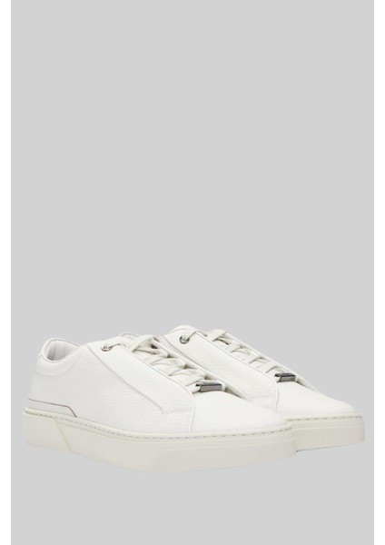 Gary Erkek Deri Sneaker Beyaz